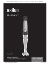 Braun Multiquick 7 Používateľská príručka