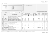 Whirlpool PWA 410 Program Chart