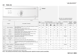 Whirlpool PWA 410 Program Chart