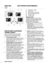 Whirlpool AKR 300/NB/01 Program Chart