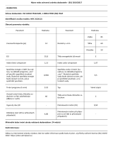 Whirlpool WFC 3C26 Product Information Sheet