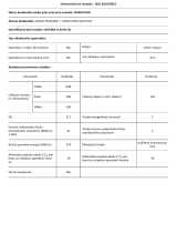 Whirlpool W55RM 1110 W Product Information Sheet