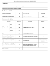 Whirlpool W55RM 1110 W Product Information Sheet