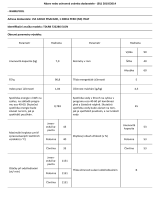 Whirlpool TDLRB 7222BS EU/N Product Information Sheet