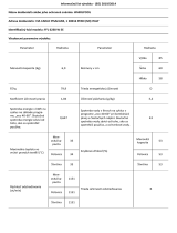 Whirlpool FFL 6238 W EE Product Information Sheet