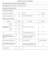 Whirlpool ARG 913 1 Product Information Sheet