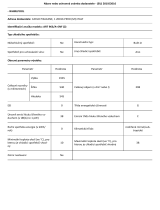 Whirlpool ART 963/A+/NF Product Information Sheet