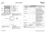 Whirlpool AKZ 360/IX Program Chart