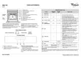 Whirlpool AKZ 360/IX Program Chart