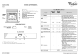 Whirlpool AKZ 447/MR/04 Program Chart