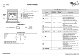 Whirlpool AKZ 447/MR/04 Program Chart