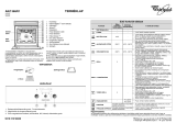 Whirlpool AKZ 360/IX/01 Program Chart