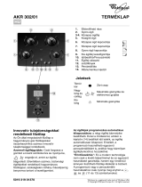 Whirlpool AKR 302/NB Program Chart