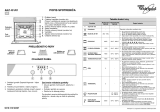 Whirlpool AKZ 431/IX/01 Program Chart