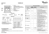 Whirlpool AKZ 531/WH/01 Program Chart