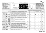 Whirlpool AWM 9100/GH Program Chart