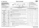 Whirlpool AWO/D 43105 Program Chart