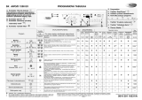 Whirlpool COD GRESITAWO/D 1200 Program Chart