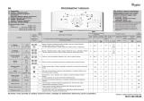 Whirlpool AWE 6316 Program Chart