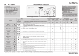 Whirlpool WTA 835 M7 Program Chart