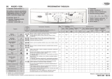 Whirlpool AWO/D 41205 Program Chart