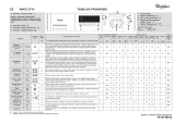 Whirlpool AWOC 0714 Program Chart