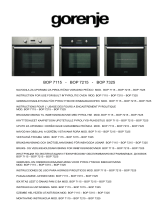Gorenje BOP 7115 Series Instructions For Use Manual
