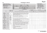 Whirlpool AWS 51001 Program Chart