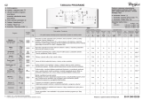 Whirlpool AWE 55611 Program Chart