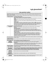 Whirlpool PDP 1000 Program Chart