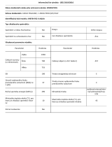 Whirlpool WB70I 952 X AQUA Product Information Sheet