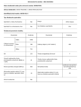 Whirlpool WB70I 931 X Product Information Sheet