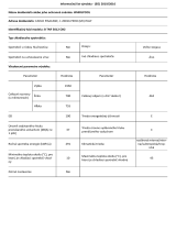 Whirlpool B TNF 5012 OX2 Product Information Sheet