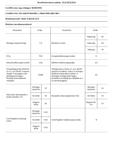 Whirlpool FWSD 71283 BV EE N Product Information Sheet