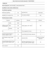 Whirlpool W9 931D IX Product Information Sheet