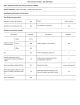 Indesit LI9 S1Q W Product Information Sheet