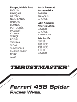 Thrustmaster Ferrari Spider Steering Wheel For Xbox One Používateľská príručka