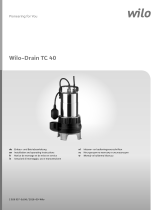 Wilo Drain TC 40 Installation And Operating Instructions Manual