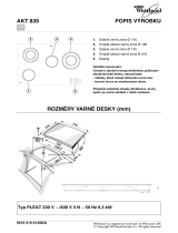 Whirlpool AKT 839/LX Program Chart