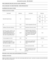 Whirlpool WI 3010 Product Information Sheet