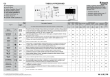 HOTPOINT/ARISTON WMTF 622 H EU Program Chart