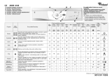 Whirlpool AWM 6105 Program Chart