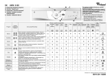 Whirlpool AWM 6105 Program Chart