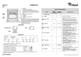 Whirlpool AKZ 501 IX Program Chart