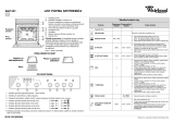 Whirlpool AKZ 501 IX Program Chart