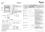 Whirlpool AKZ 501 NB Program Chart