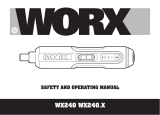 Worx WX240.X Safety And Operating Manual