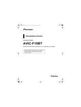 Pioneer AVIC-F10BT Používateľská príručka