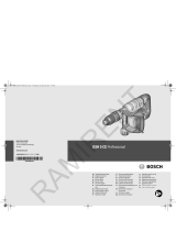 Bosch GSH 5 CE Professional Original Instructions Manual