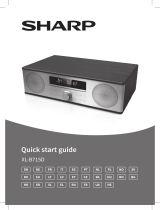 Sharp XL-B715D(BK) Stručná príručka spustenia